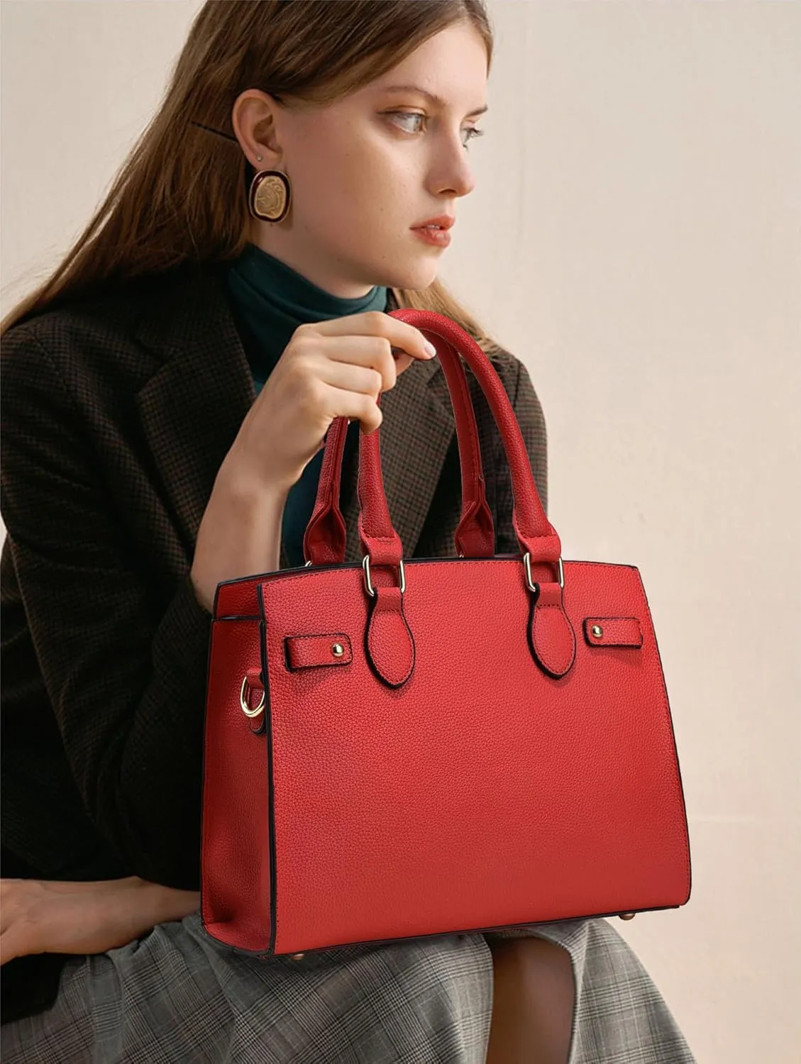 Purses and Handbags for Women Satchel Fashion Ladies Top Handle Shoulder Tote Bags