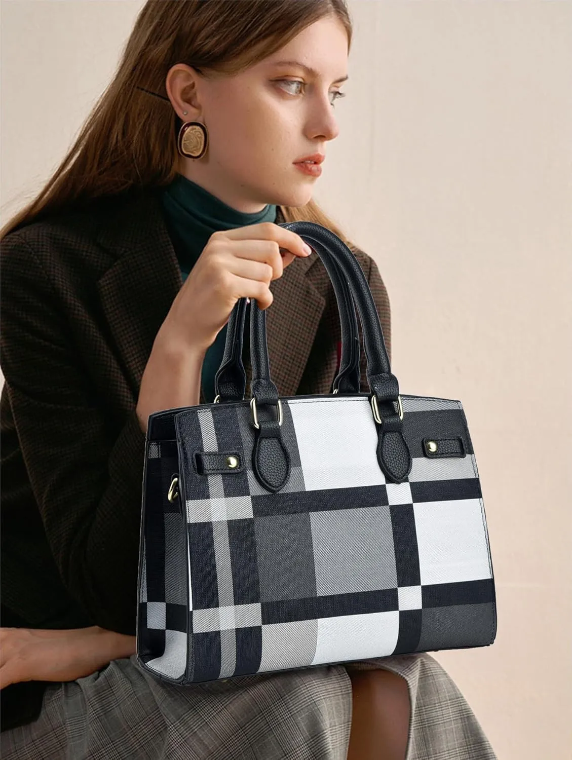 Purses and Handbags for Women Satchel Fashion Ladies Top Handle Shoulder Tote Bags