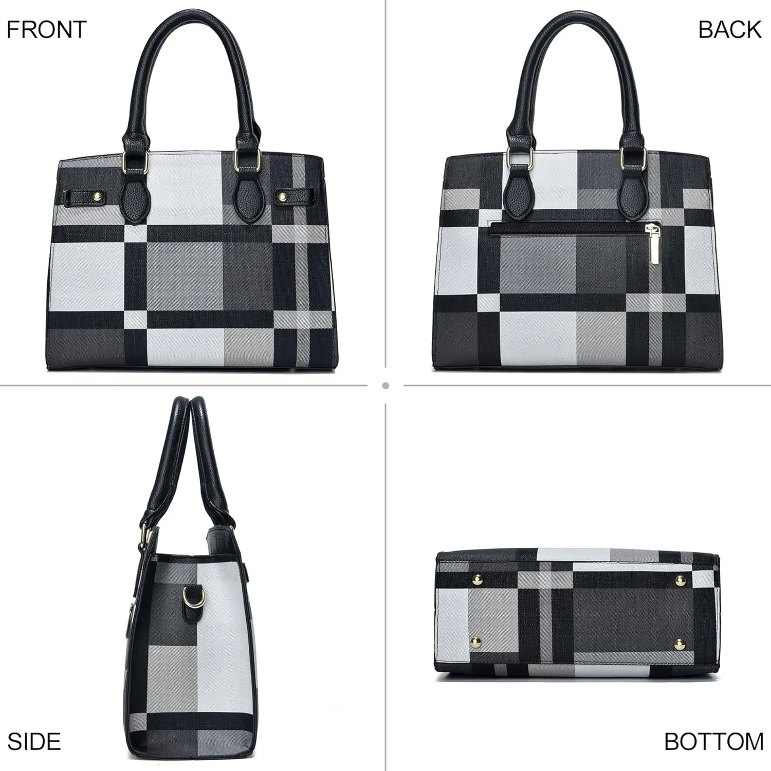 Purses and Handbags for Women Satchel Fashion Ladies Top Handle Shoulder Tote Bags