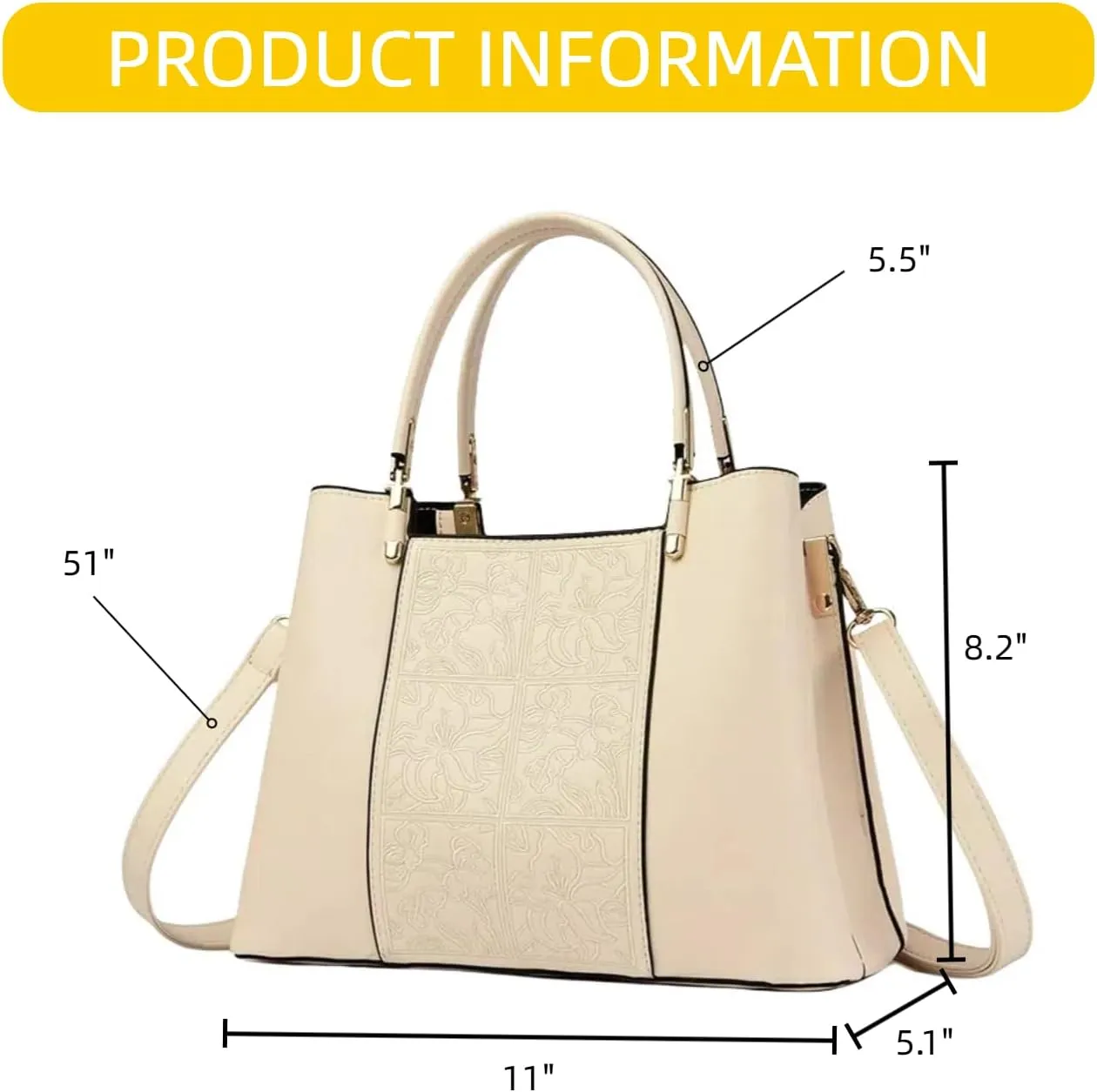 Purses and Handbags for Women Shoulder Tote Bags Adjustable Crossbody Fashion Bag