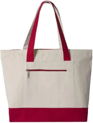 Q-Tees 19L Zippered Tote - Q1300