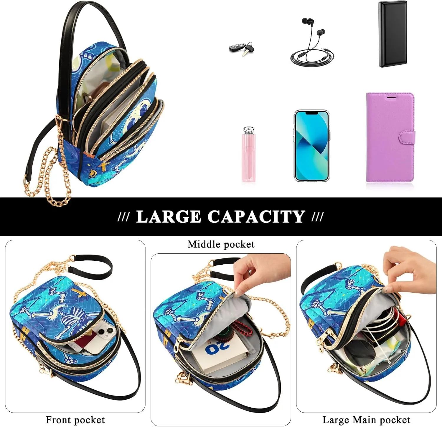 Quilted Purses for Women Trendy Small Shoulder Bags for Women