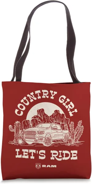 RAM Trucks Country Girl Let's Ride Tote Bag