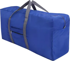 REDCAMP 100L Extra Large Duffle Bag, Water Resistant Lightweight Foldable Duffel Bag for Outdoor Camping, Blue