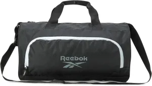 Reebok Duffle Bag - Unisex Lightweight Gym, Sports and Travel Mini Carry On Weekender Bags for Women and Men, Size One Size, Perth II Black