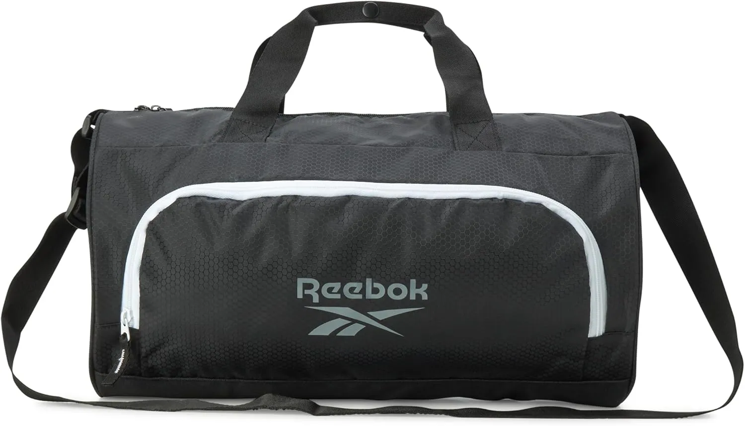 Reebok Duffle Bag - Unisex Lightweight Gym, Sports and Travel Mini Carry On Weekender Bags for Women and Men, Size One Size, Perth II Black