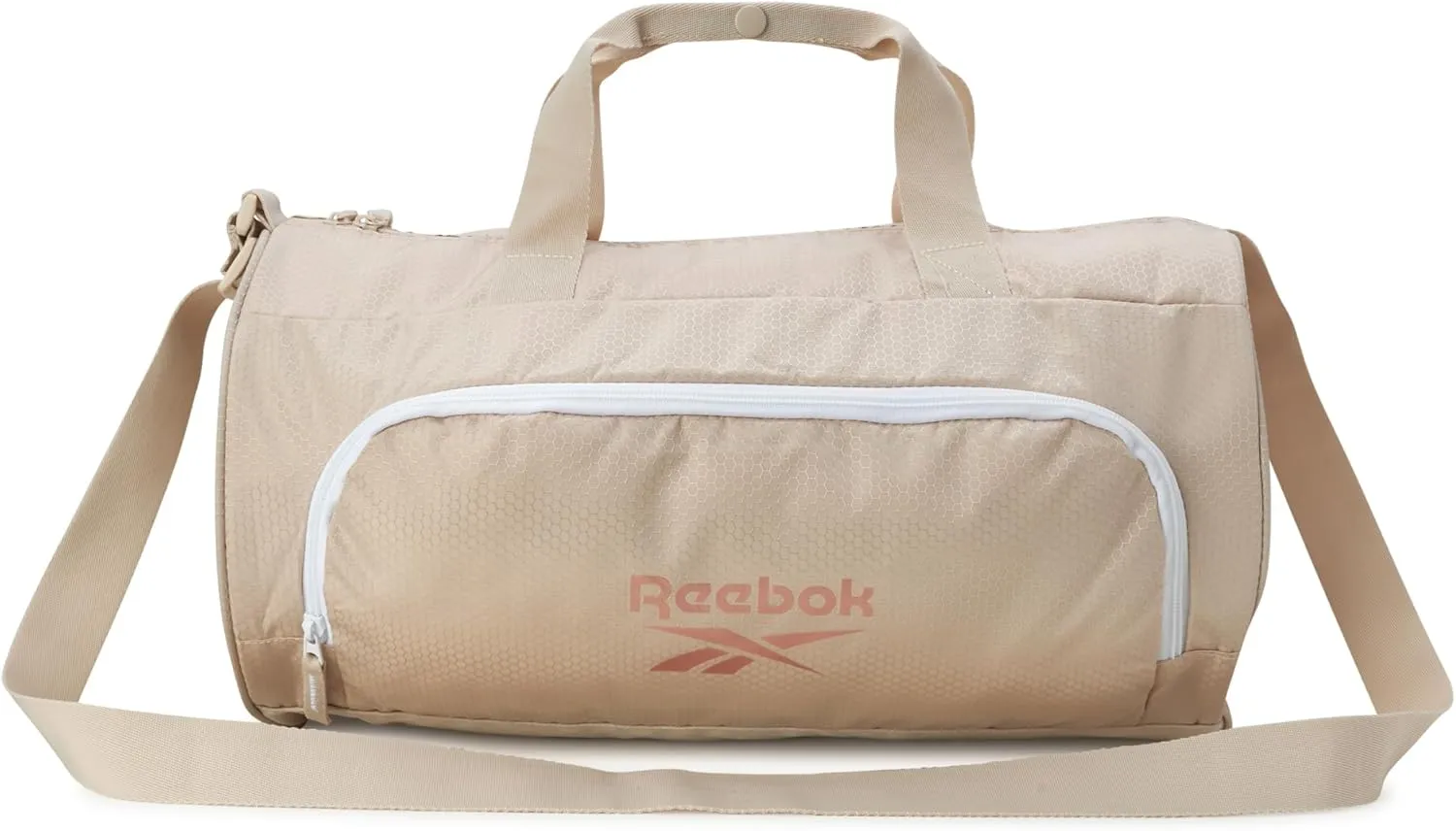 Reebok Duffle Bag - Unisex Lightweight Gym, Sports and Travel Mini Carry On Weekender Bags for Women and Men, Size One Size, Perth II Light Brown