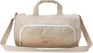 Reebok Duffle Bag - Unisex Lightweight Gym, Sports and Travel Mini Carry On Weekender Bags for Women and Men, Size One Size, Perth II Light Brown