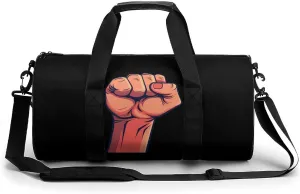 Resist Fist Funny Pride Sports Gym Bag Waterproof Duffel Bag Travel Overnight Bag Carryon Weekend Bag, style