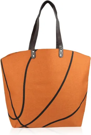 RIAH FASHION Sports Game Team Large Fabric Tote Bag - Basketball, Softball, Football, Baseball, Varsity Gym Shoulder Handbag