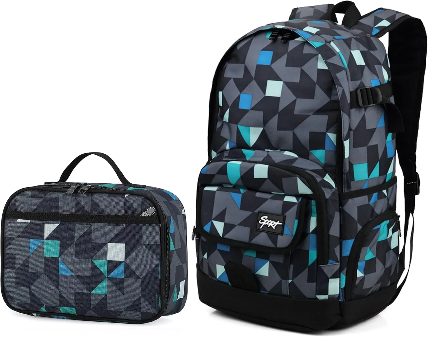 rickyh style Boys and Girls Kids Backpacks, Lightweight Backpack 18.5 x 13.75 x 8.75 Inches lunch bags 10 x 8 x 3.11 Inches Kids Backpacks for School and Travel, BPA Free