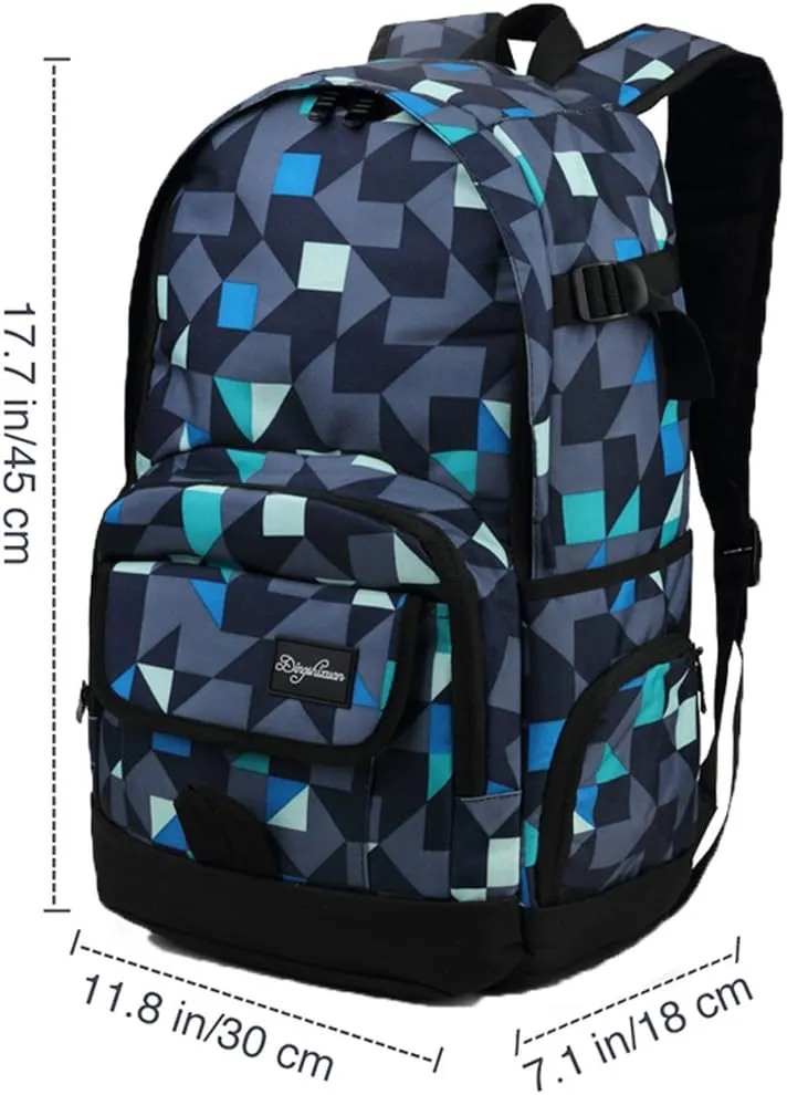 rickyh style Boys and Girls Kids Backpacks, Lightweight Backpack 18.5 x 13.75 x 8.75 Inches lunch bags 10 x 8 x 3.11 Inches Kids Backpacks for School and Travel, BPA Free