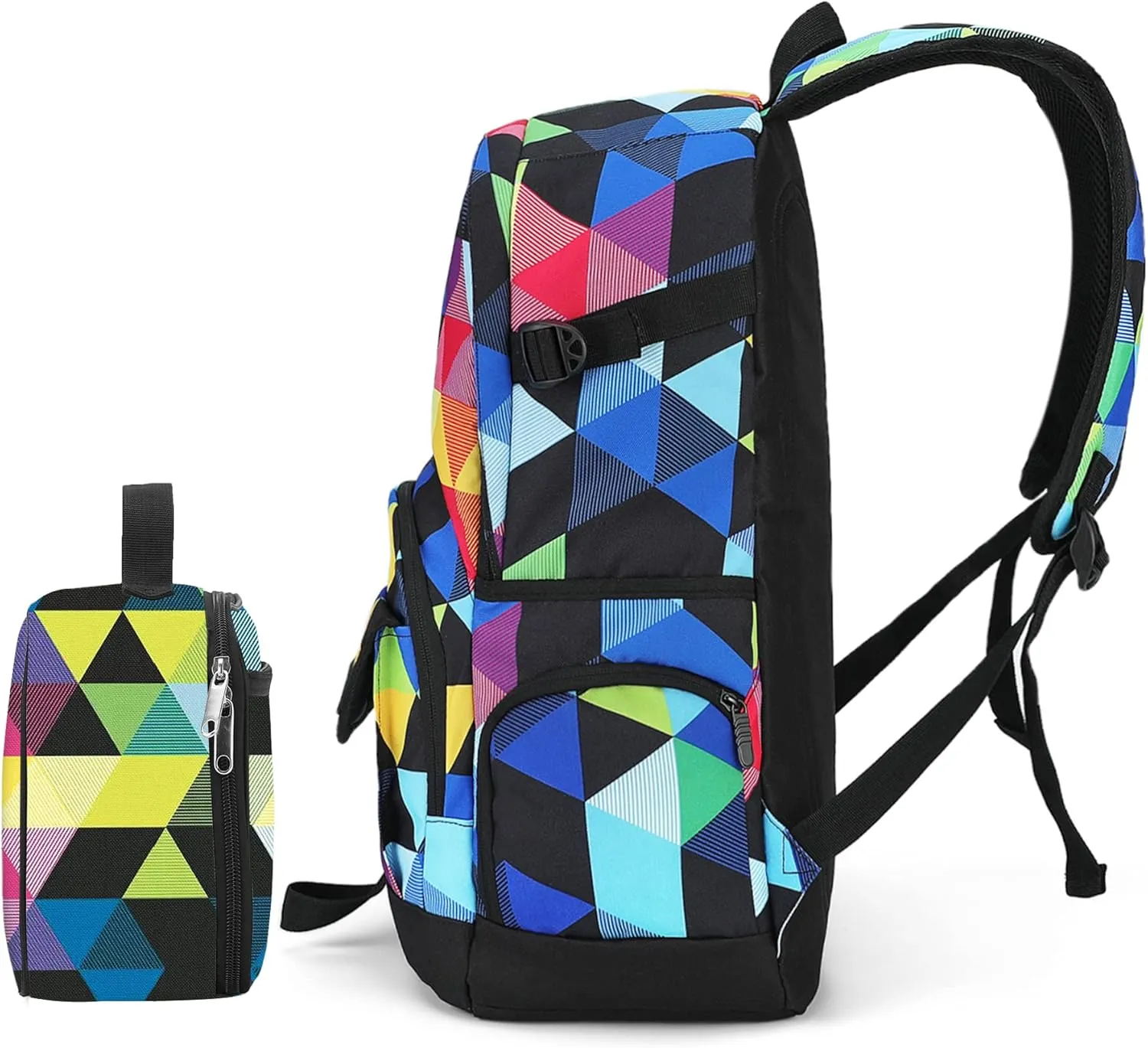 rickyh style Boys and Girls Kids Backpacks, Lightweight Backpack 18.5 x 13.75 x 8.75 Inches lunch bags 10 x 8 x 3.12 Inches Kids Backpacks for School and Travel, BPA Free