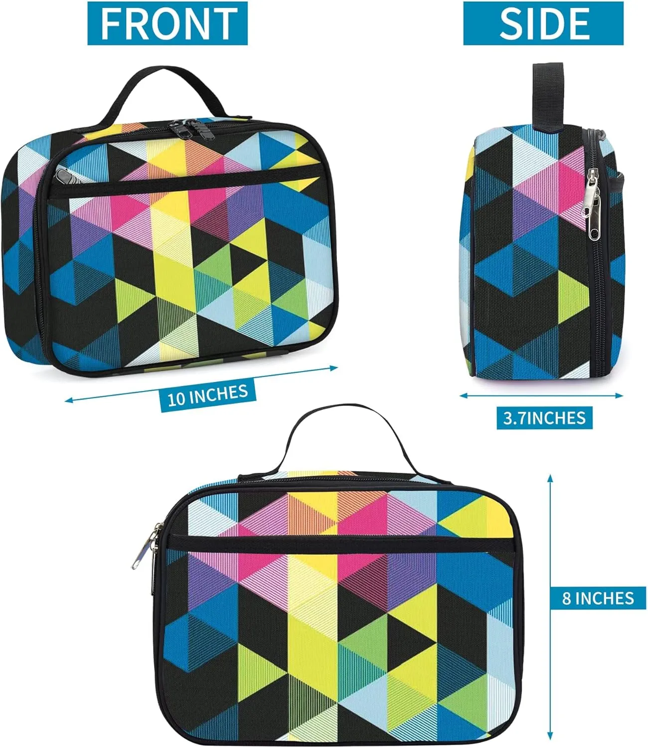 rickyh style Boys and Girls Kids Backpacks, Lightweight Backpack 18.5 x 13.75 x 8.75 Inches lunch bags 10 x 8 x 3.12 Inches Kids Backpacks for School and Travel, BPA Free
