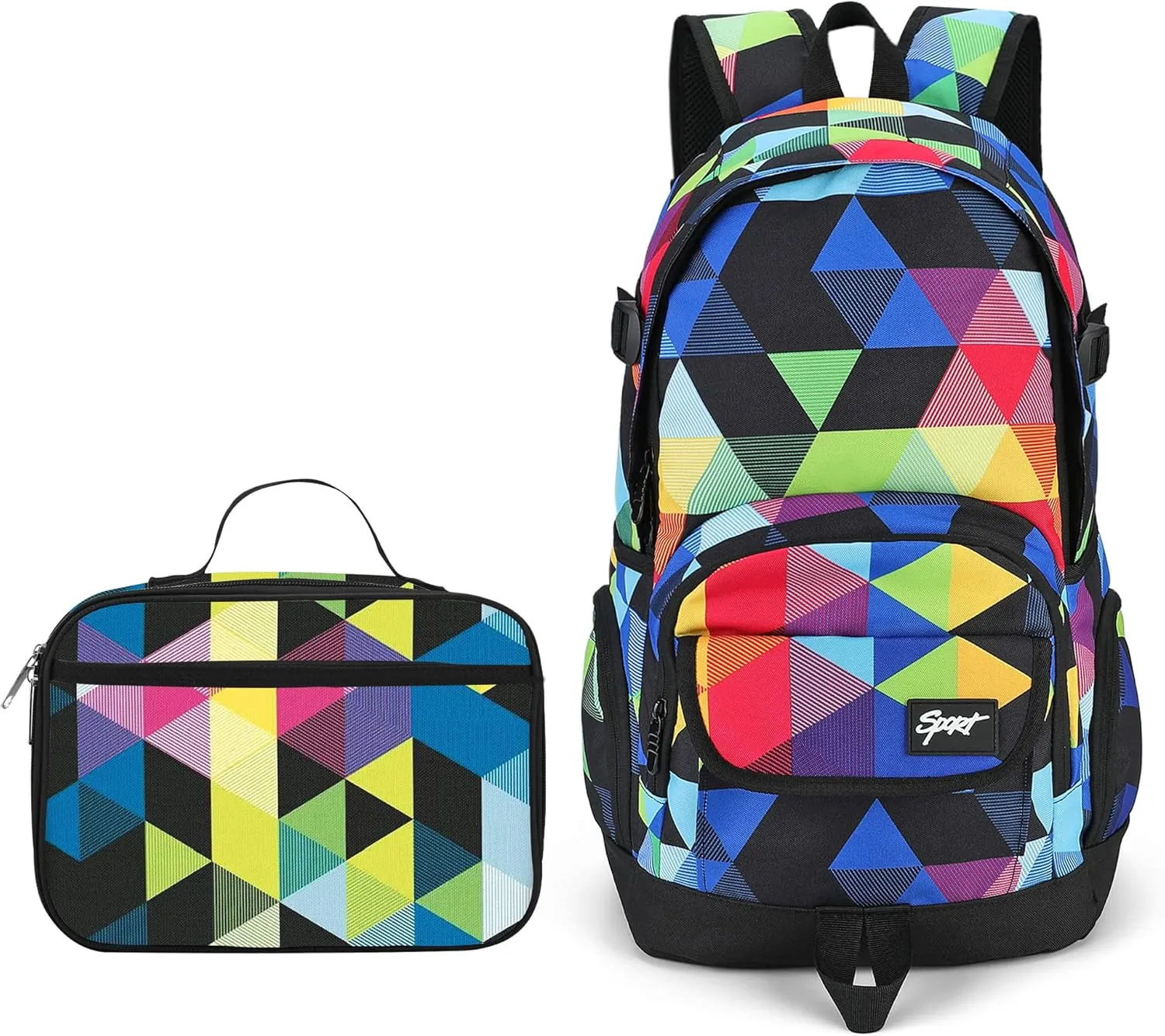 rickyh style Boys and Girls Kids Backpacks, Lightweight Backpack 18.5 x 13.75 x 8.75 Inches lunch bags 10 x 8 x 3.12 Inches Kids Backpacks for School and Travel, BPA Free