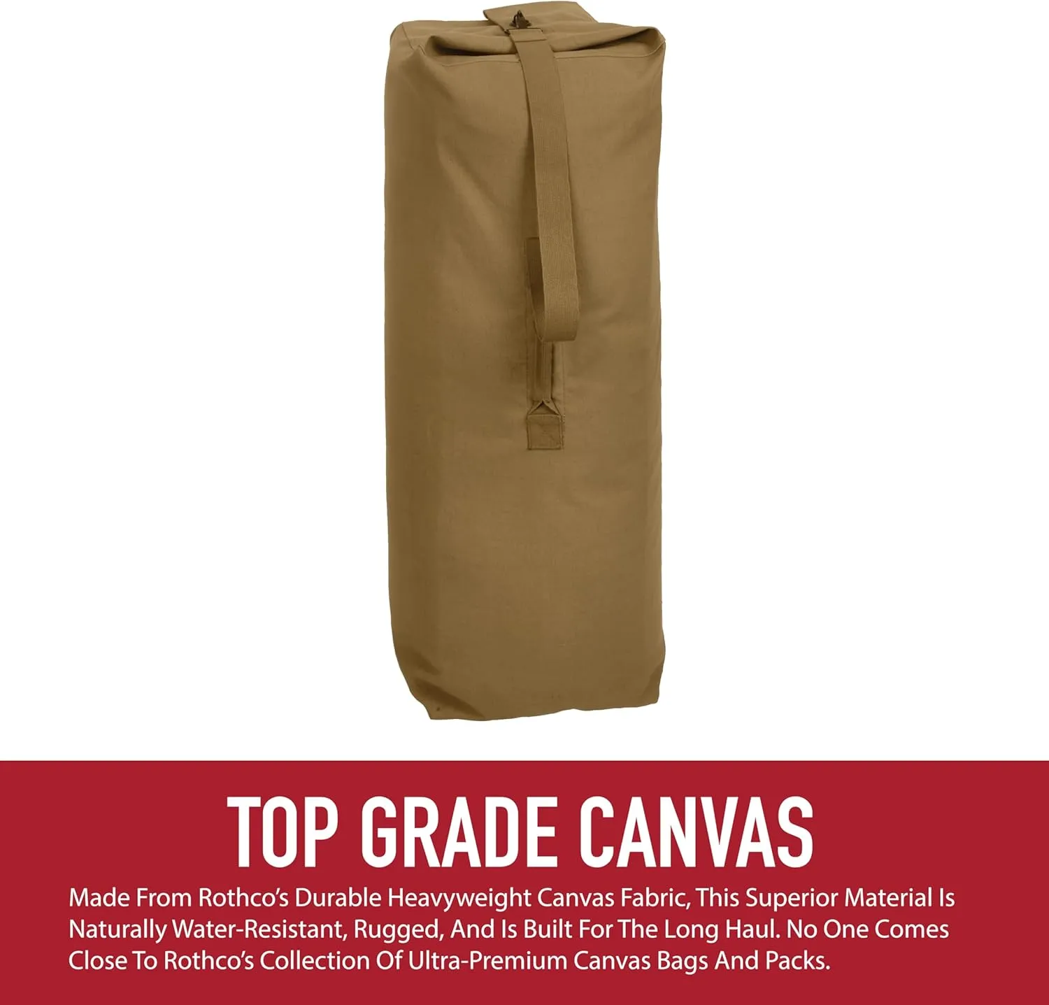 Rothco Top Load Canvas Duffle Bag
