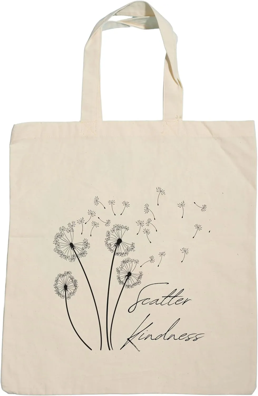 Scatter Kindness Canvas Tote Bag 15x16 Inches, Kindness Gifts, Friendship Gifts, Inclusion Matters, Autism Awareness Gifts, Natural