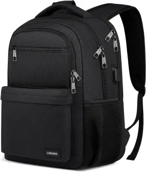 School Backpack for Teen Boys, 17.3 Inch Laptop Bookbag with USB Charging Port, Waterproof Backpack for High School & College Students, Durable Travel Backpacks for Teens