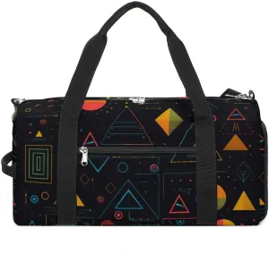 Science Formulas Chalk Board Sports Gym Bag Lightweight Travel Duffel Bag Workout Bags Casual Weekender Bag for Men Women
