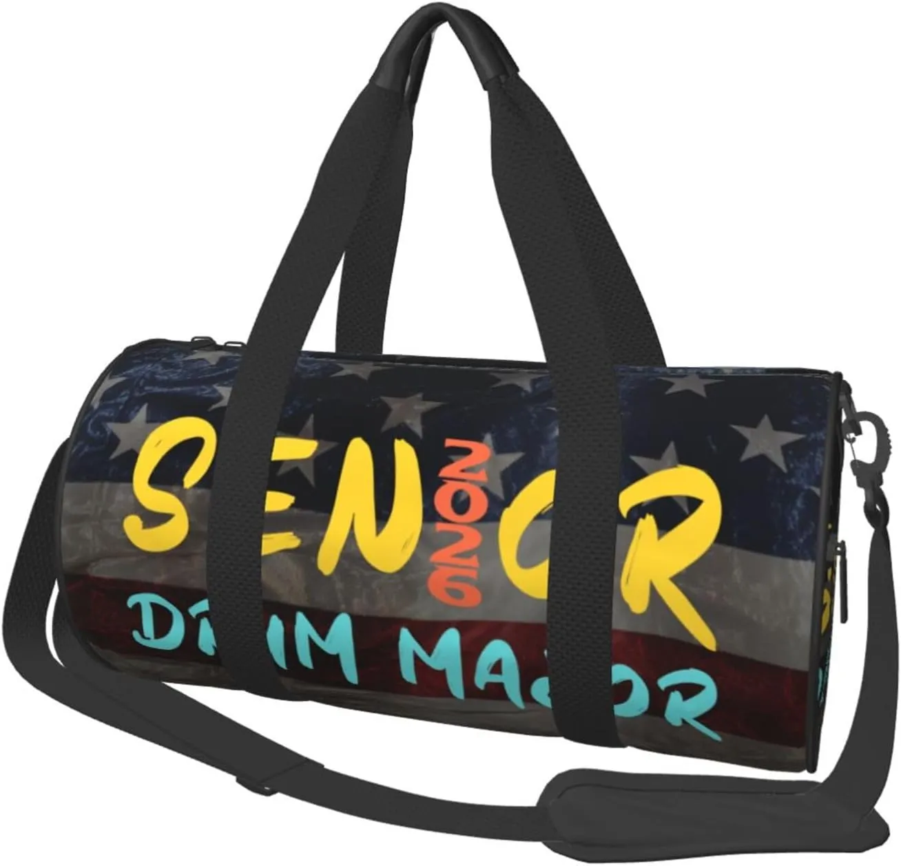 Senior 2026 Drum Major Duffel Bag Gym Bag Travel Sports Tote Large Foldable Beach Swim Yoga4