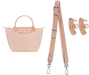 SENTEN Purse Straps Replacement, Leather Crossbody Shoulder Strap Kit Adjustable for S/M Longchamp