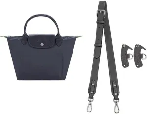 SENTEN Purse Straps Replacement, Leather Crossbody Shoulder Strap Kit Adjustable for S/M Longchamp