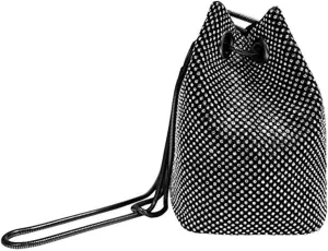 Sequined Bucket Bag Rhinestone Clutches Bag Rhinestone Clutches for Women Prom Clutch Bag Crossbody Bag