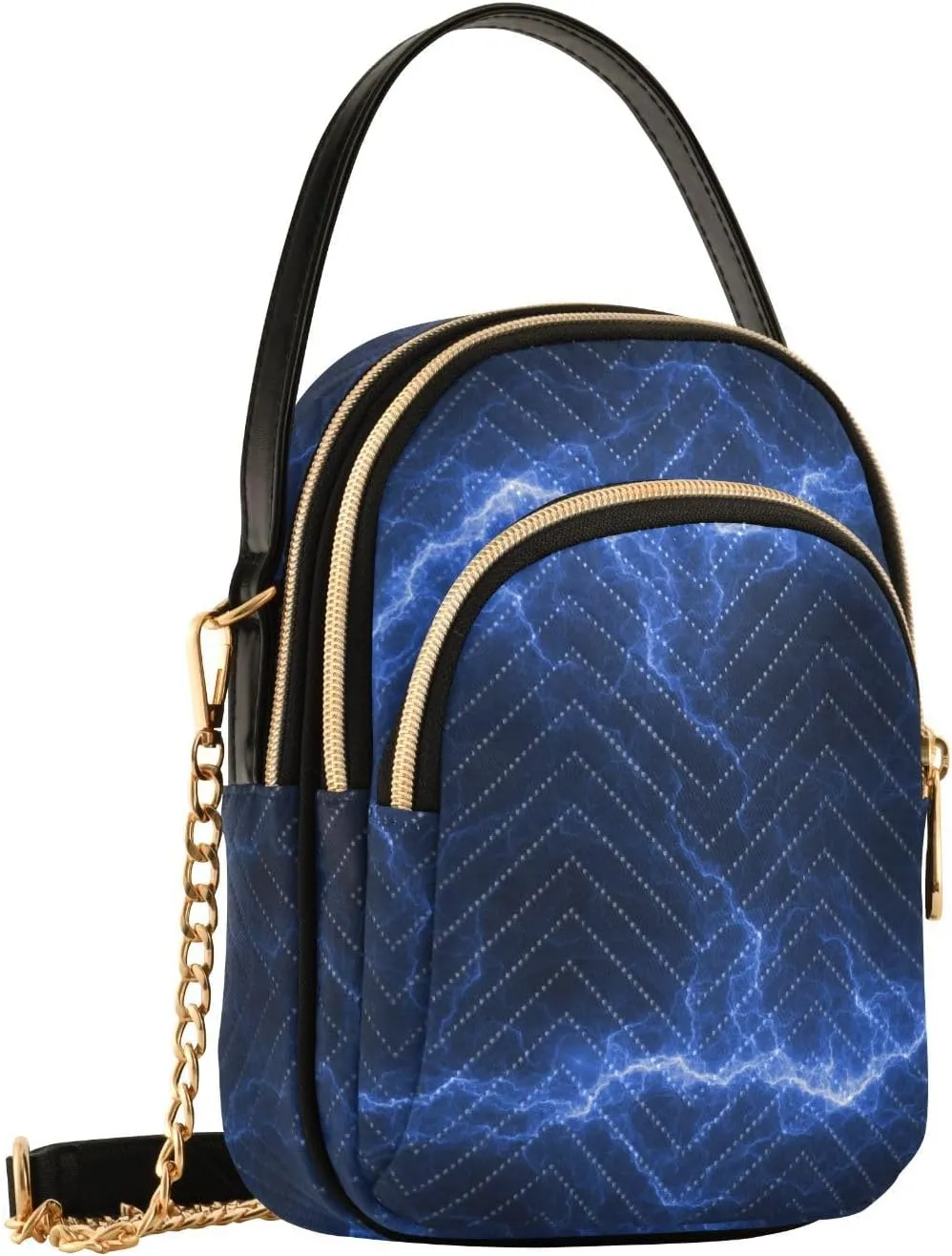 Shiny Glitter Lavender Women's Crossbody Bag, Women's Purses and Handbags Cross Body Bag for Woman
