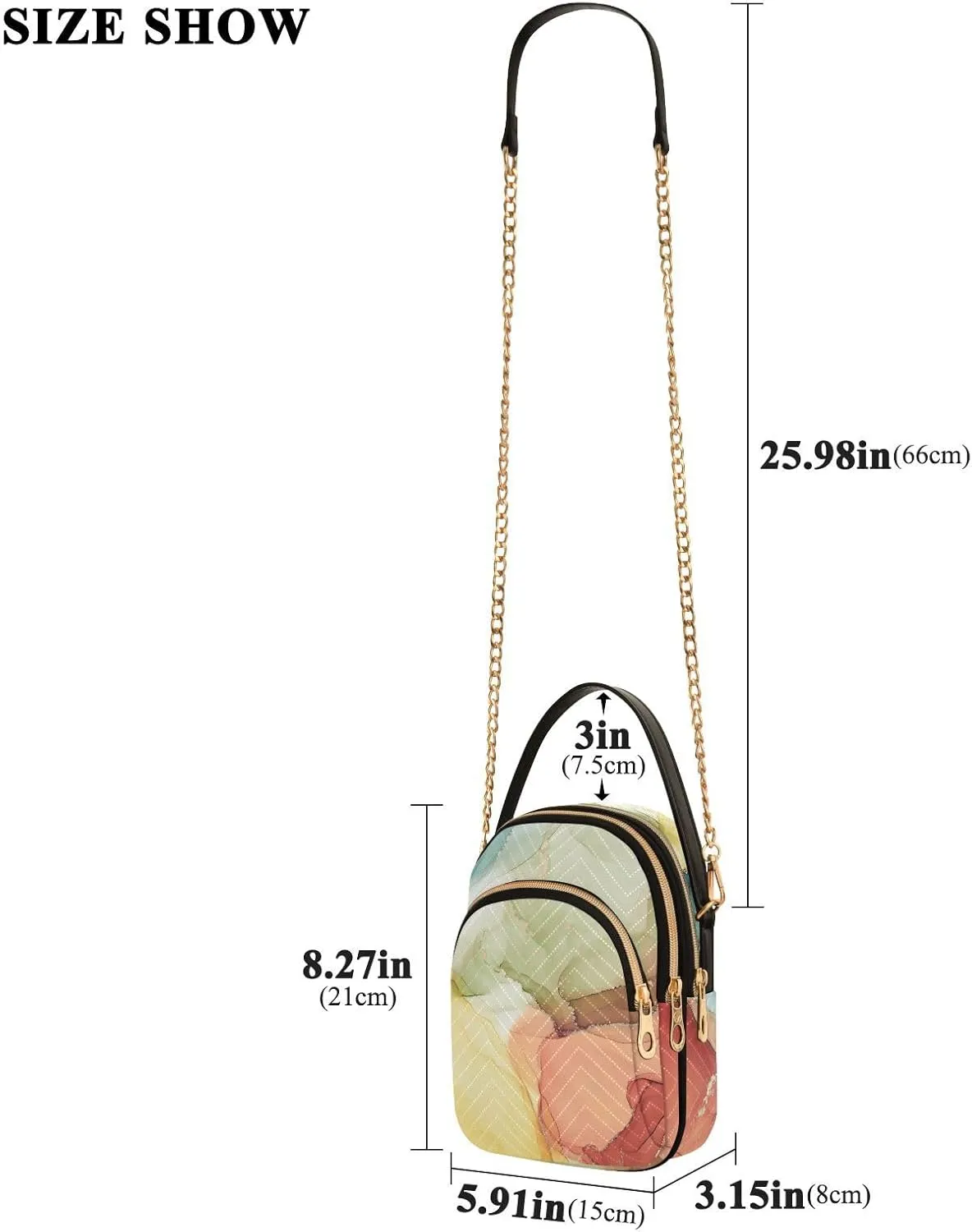 Shiny Glitter Lavender Women's Crossbody Bag, Women's Purses and Handbags Cross Body Bag for Woman