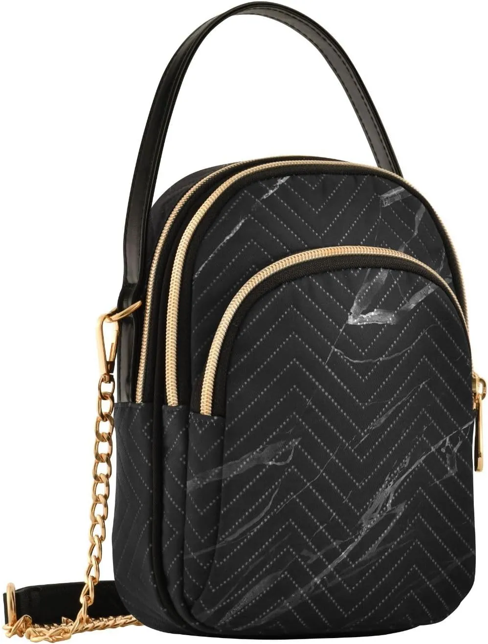 Shiny Glitter Lavender Women's Crossbody Bag, Women's Purses and Handbags Cross Body Bag for Woman
