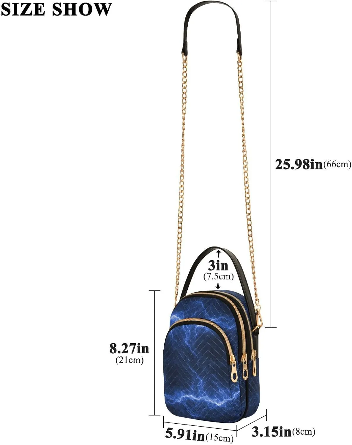 Shiny Glitter Lavender Women's Crossbody Bag, Women's Purses and Handbags Cross Body Bag for Woman