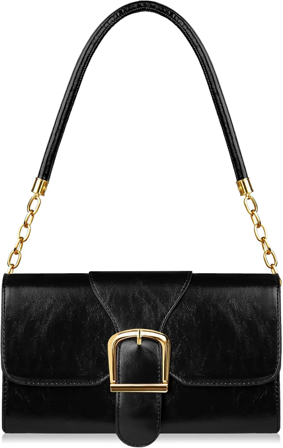 Shoulder Bag for Women, Cute Soft PU Leather Small Purse Handbags, Trendy Underarm Bag Tote Clutch Purses for Women