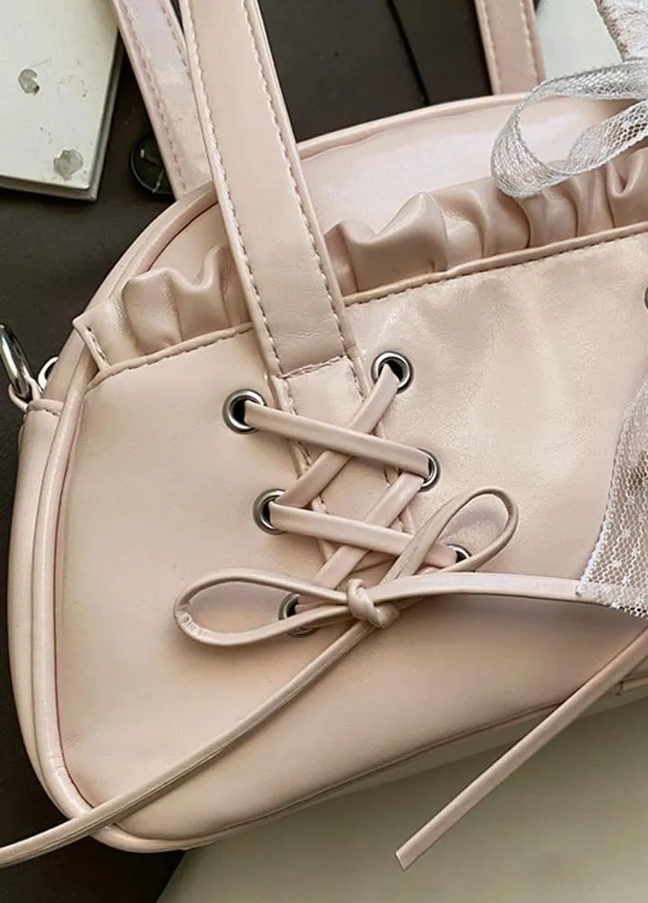 Shoulder Bag for Women PU Leather Tote Handbag Cute Bow Y2k Purse Satchels Underarm Crossbody Bags Clutch Purses 2025