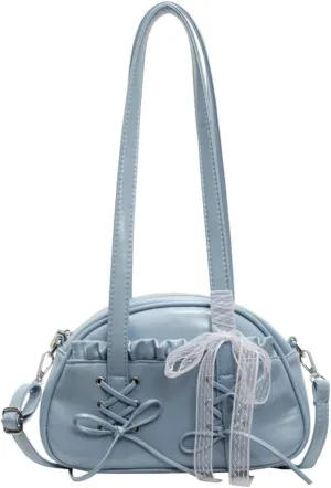 Shoulder Bag for Women PU Leather Tote Handbag Cute Bow Y2k Purse Satchels Underarm Crossbody Bags Clutch Purses 2025