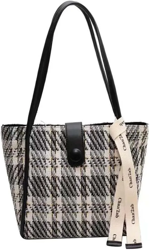 Shoulder Bag Women's Autumn and Winter Canvas Commuter Tote Crossbody Bags