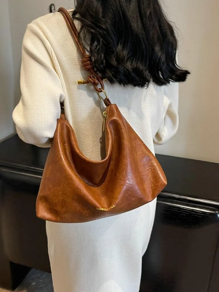 Shoulder Bags for Women Versatile Leather Purse Stylish Handbags Hobo Bag Satchel 2024
