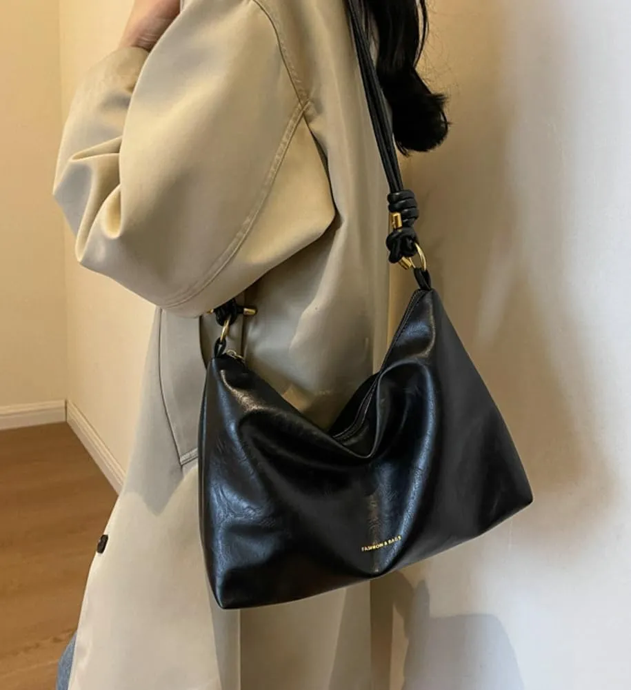 Shoulder Bags for Women Versatile Leather Purse Stylish Handbags Hobo Bag Satchel 2024