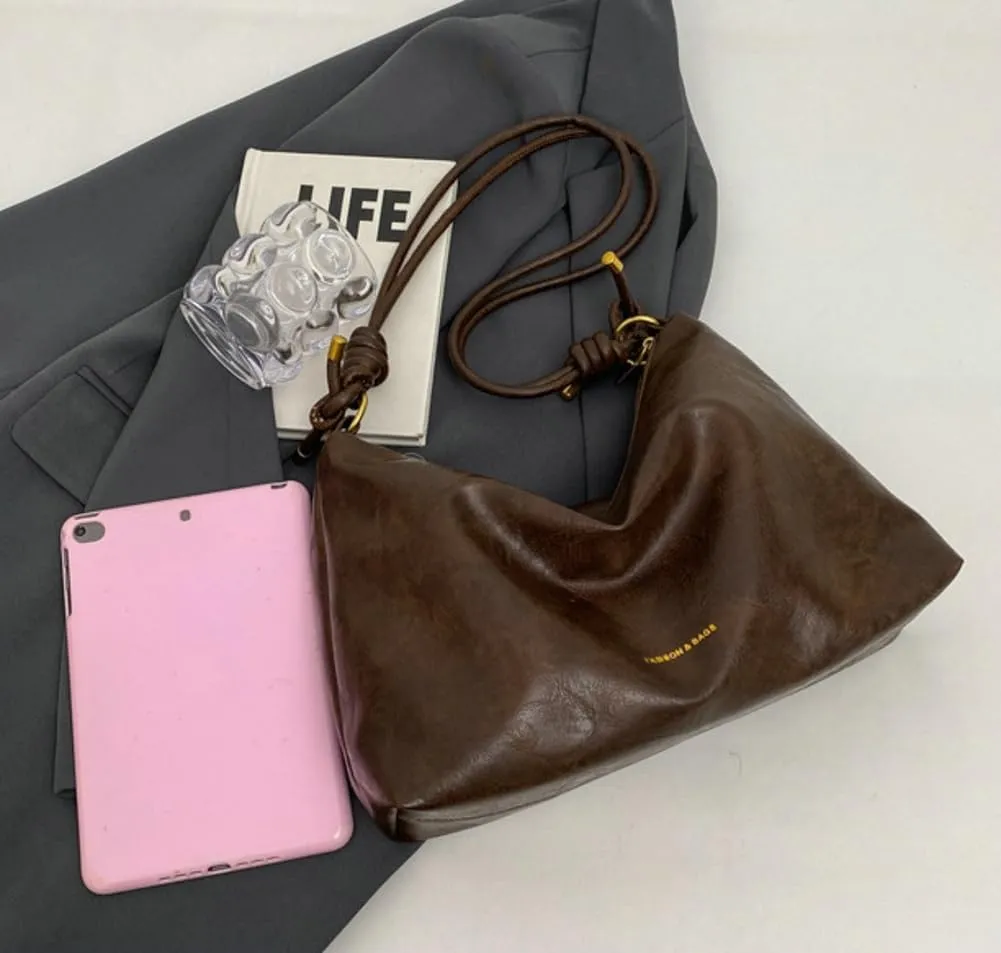 Shoulder Bags for Women Versatile Leather Purse Stylish Handbags Hobo Bag Satchel 2024