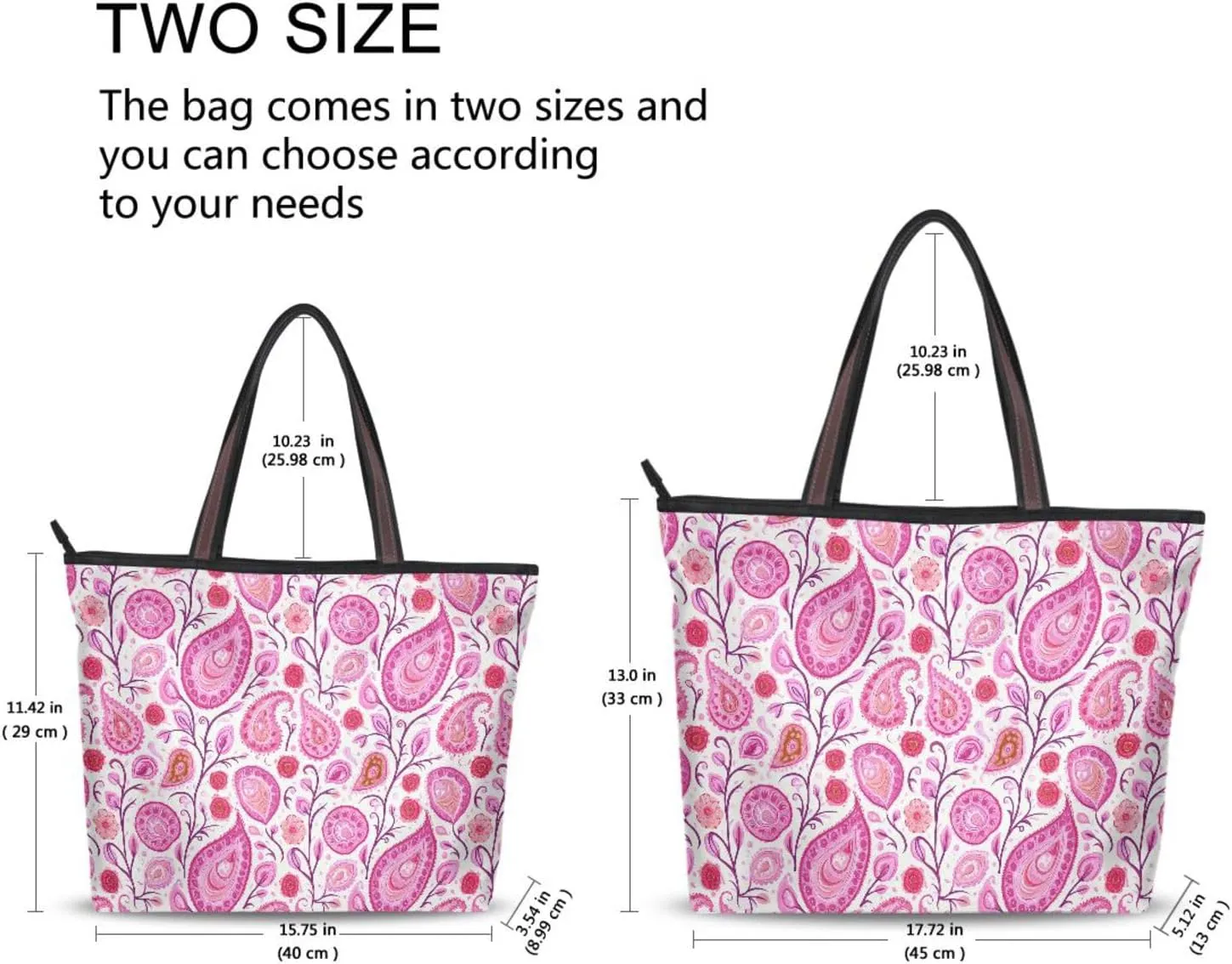 Silk Fabric Zippered Womens Tote Bag Convenient Satchel Handbags for Women for Everyday & Travel