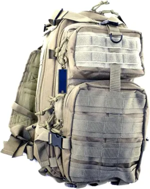 Silver Fever Sport Outdoor Military Rucksacks Tactical Molle Backpack Camping Hiking