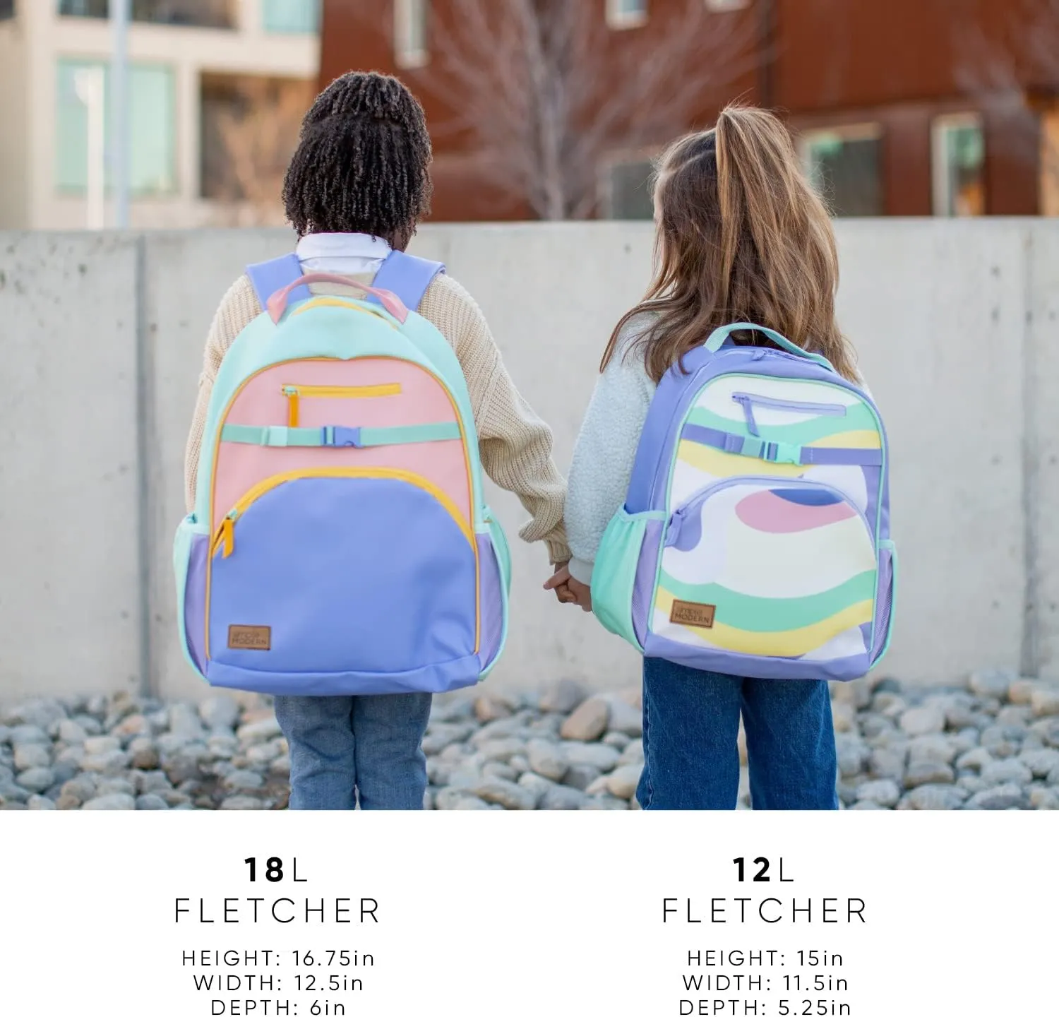 Simple Modern Disney Vegan Leather Toddler Backpack for School | Kindergarten Elementary Kid Mini Backpack Cute Faux PU Leather | Fletcher Collection | Kids - Medium (15" tall) | Minnie Mouse Me