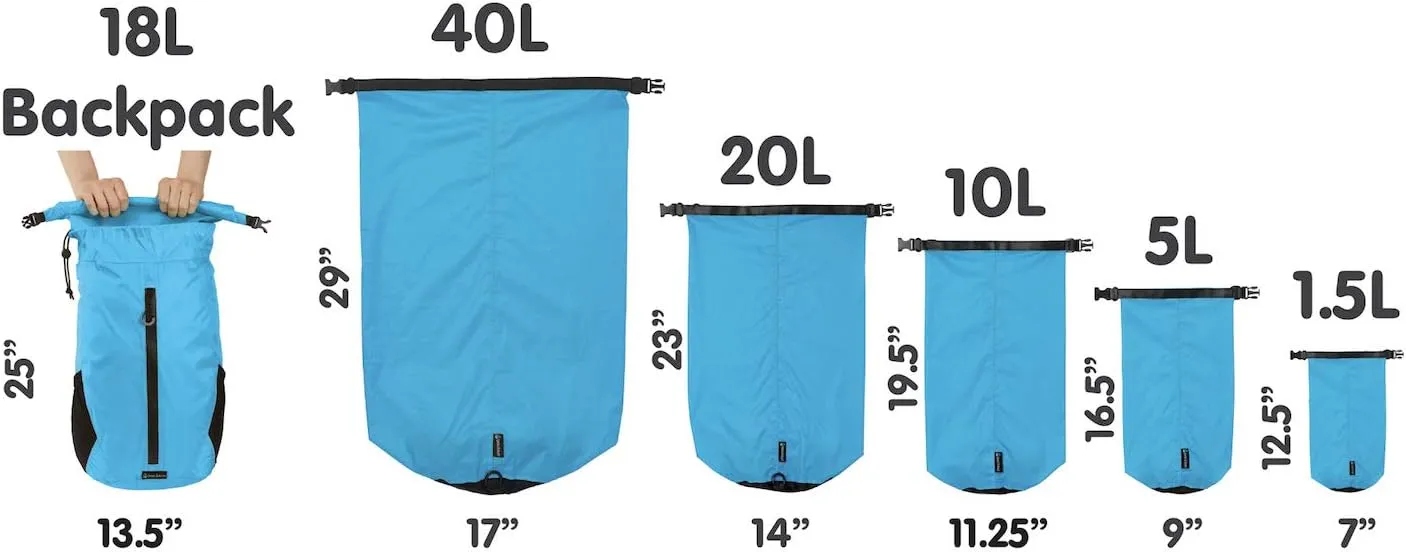 Skog Å Kust LiteSåk 2.0 Waterproof Ultralight Dry Bags & Backpacks