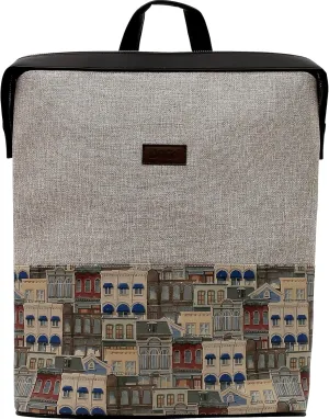 Slim Backpack for Women - Unique Design and Vegan Leather Laptop Work Travel Backpacks, Frame of Mind