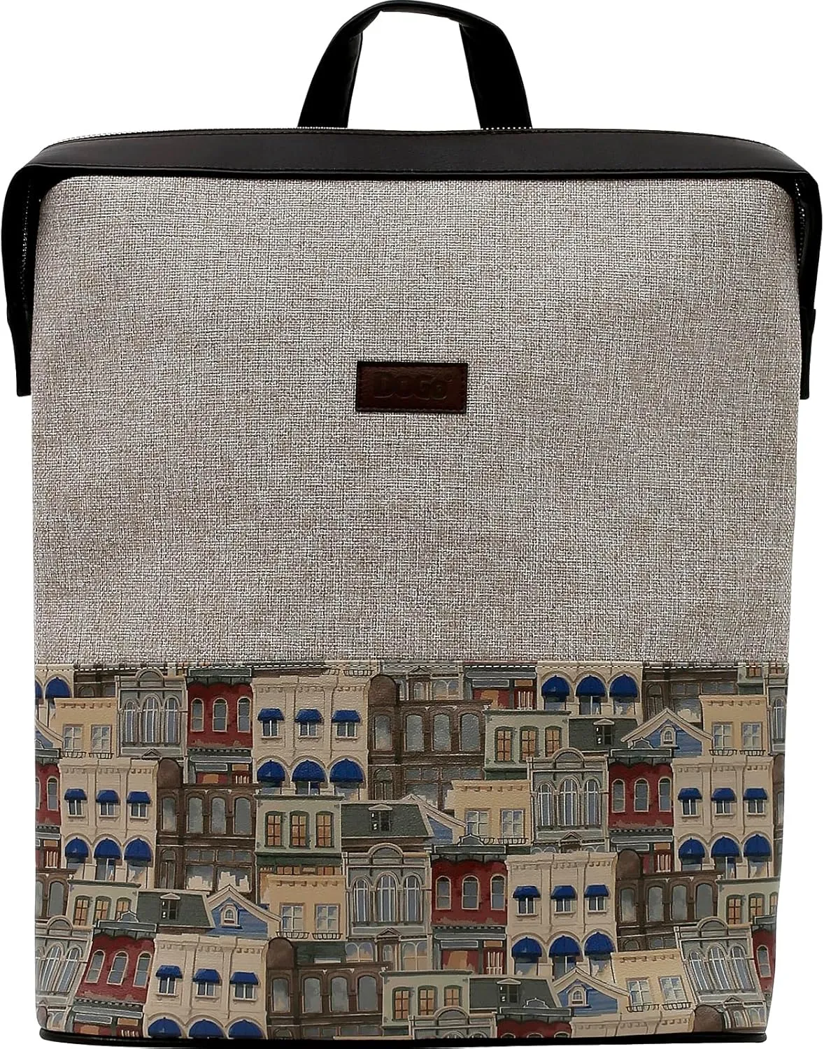 Slim Backpack for Women - Unique Design and Vegan Leather Laptop Work Travel Backpacks, Frame of Mind