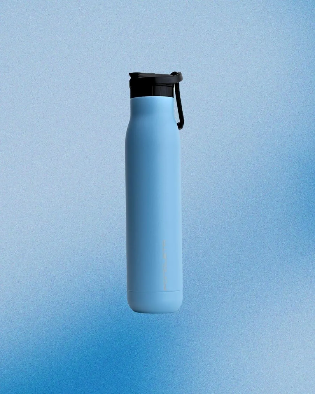 Slim Bottle, Stainless Steel Water Bottle with Straw, Standard Mouth Water Bottle for Sports, Office and Travel, BPA-Free, Leak Proof