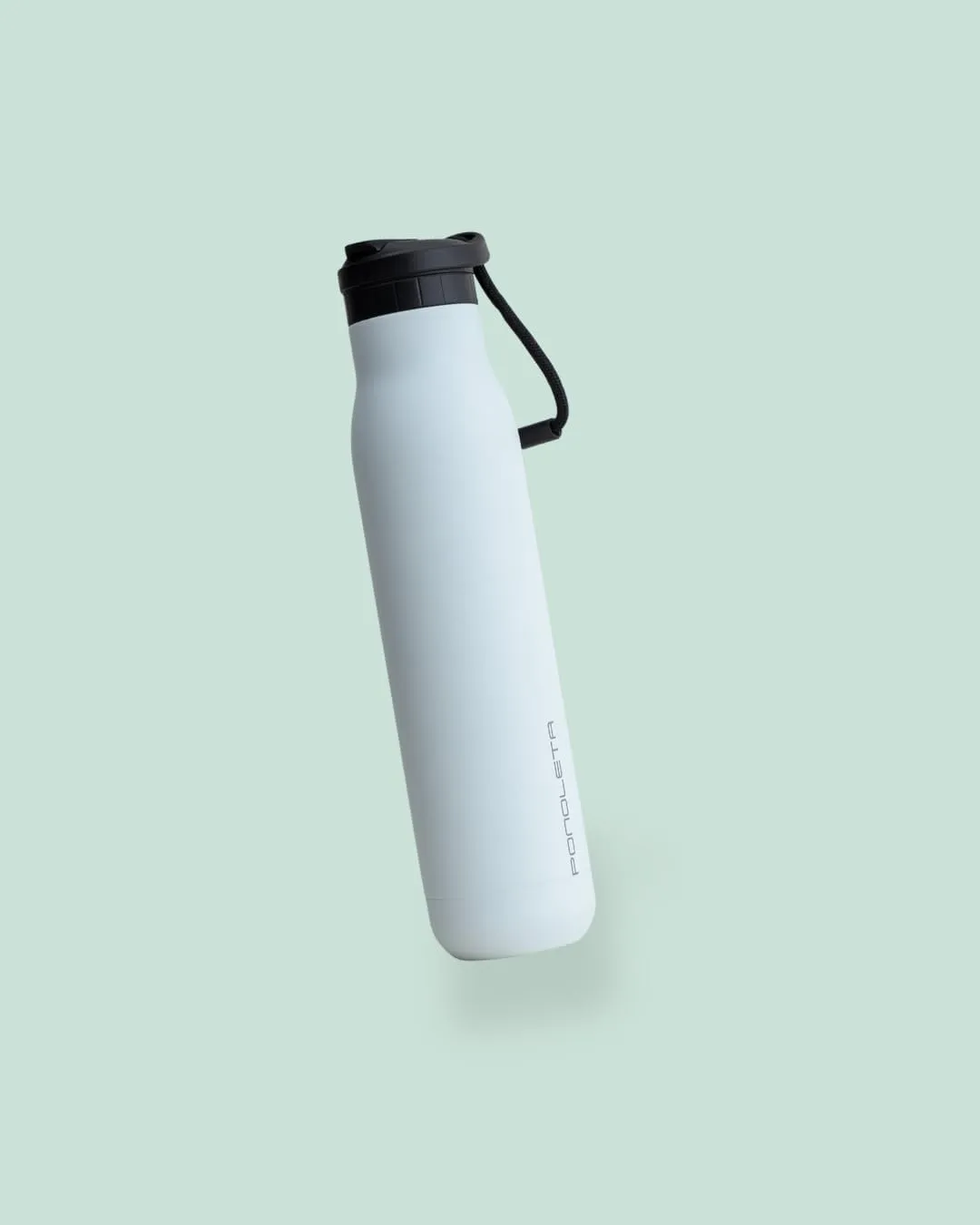 Slim Water Bottle, Stainless Steel Water Bottle with Straw, Standard Mouth Water Bottle for Sports and Travel, Double Vacuum Insulated Water Bottle, BPA-Free, Leak Proof