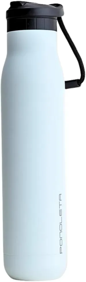 Slim Water Bottle, Stainless Steel Water Bottle with Straw, Standard Mouth Water Bottle for Sports and Travel, Double Vacuum Insulated Water Bottle, BPA-Free, Leak Proof