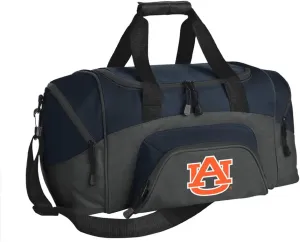 SMALL Auburn Gym Bag Deluxe Auburn University Travel Carryon Duffel Bag