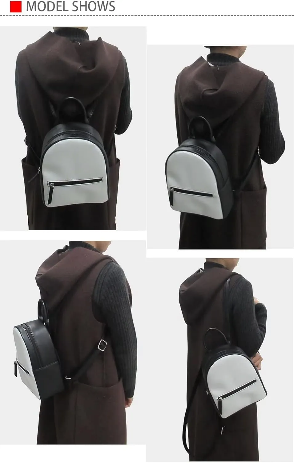 Small Backpack Purse for Womens Girls Cute Mini Backpack Stylish Shoulder Bag Daily Use PU Leather with Zipper, Skull Witch Print