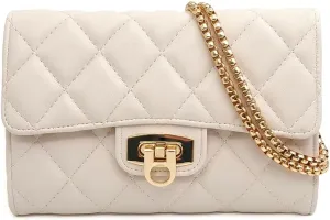Small Black Clutch Purses for Women with Quilted Designs, Women's Trendy Quilted Crossbody Bags - Stylish Shoulder Handbags